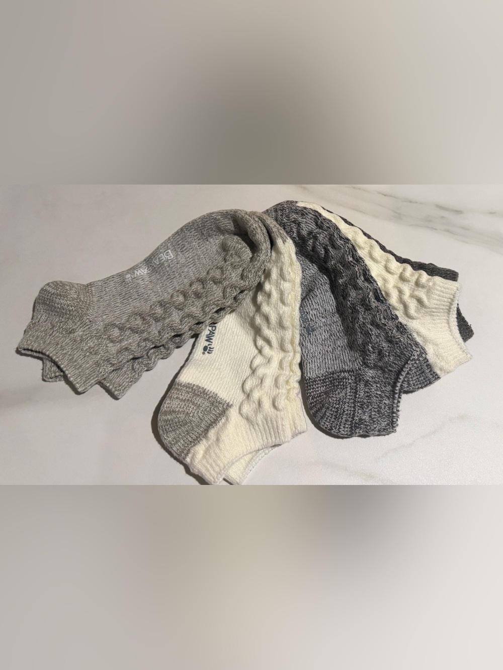 BearPaw Cable Knit  Super Soft Low Cut Socks
5 Pairs
